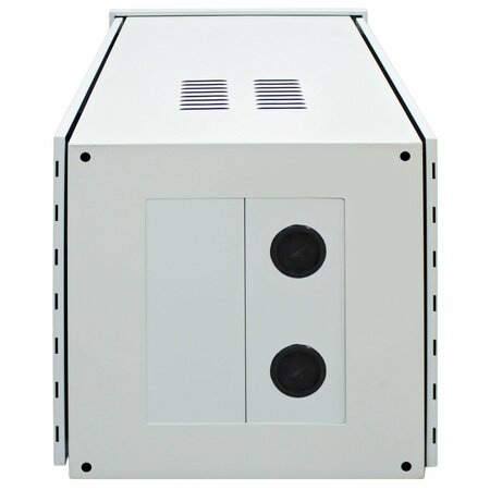Electriduct 6U Outdoor Cabinet 600mm W x 550mm D QWM-ED-OUTDOOR-6U-22D